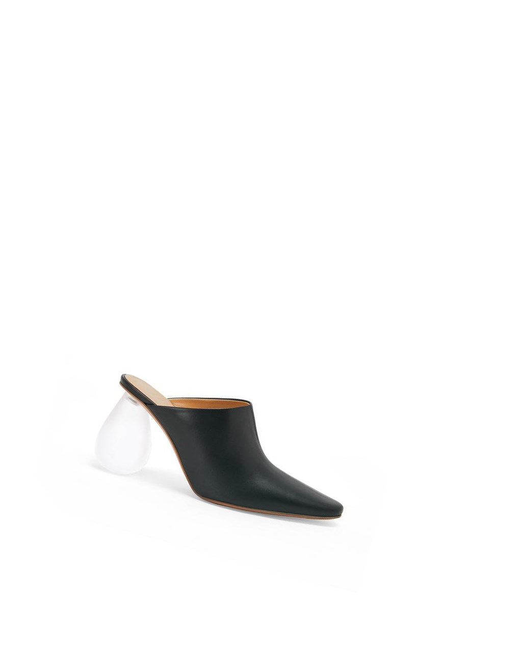 Loewe Drop heel mule in calfskin Negros | ZYCAS-5260
