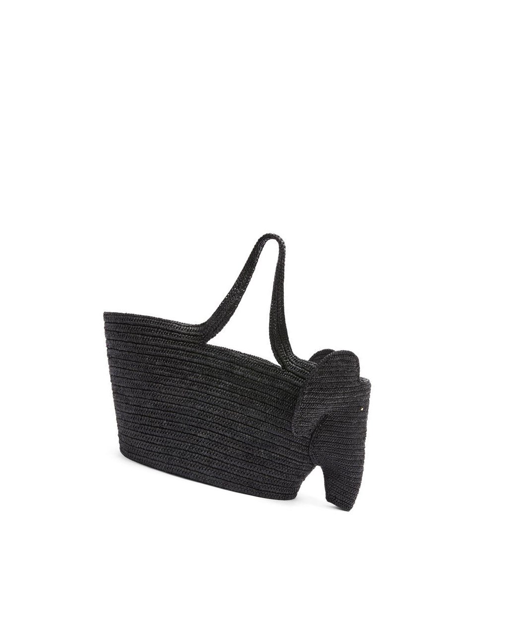 Loewe Elephant Basket bag in raffia Negros | HMIPZ-7294