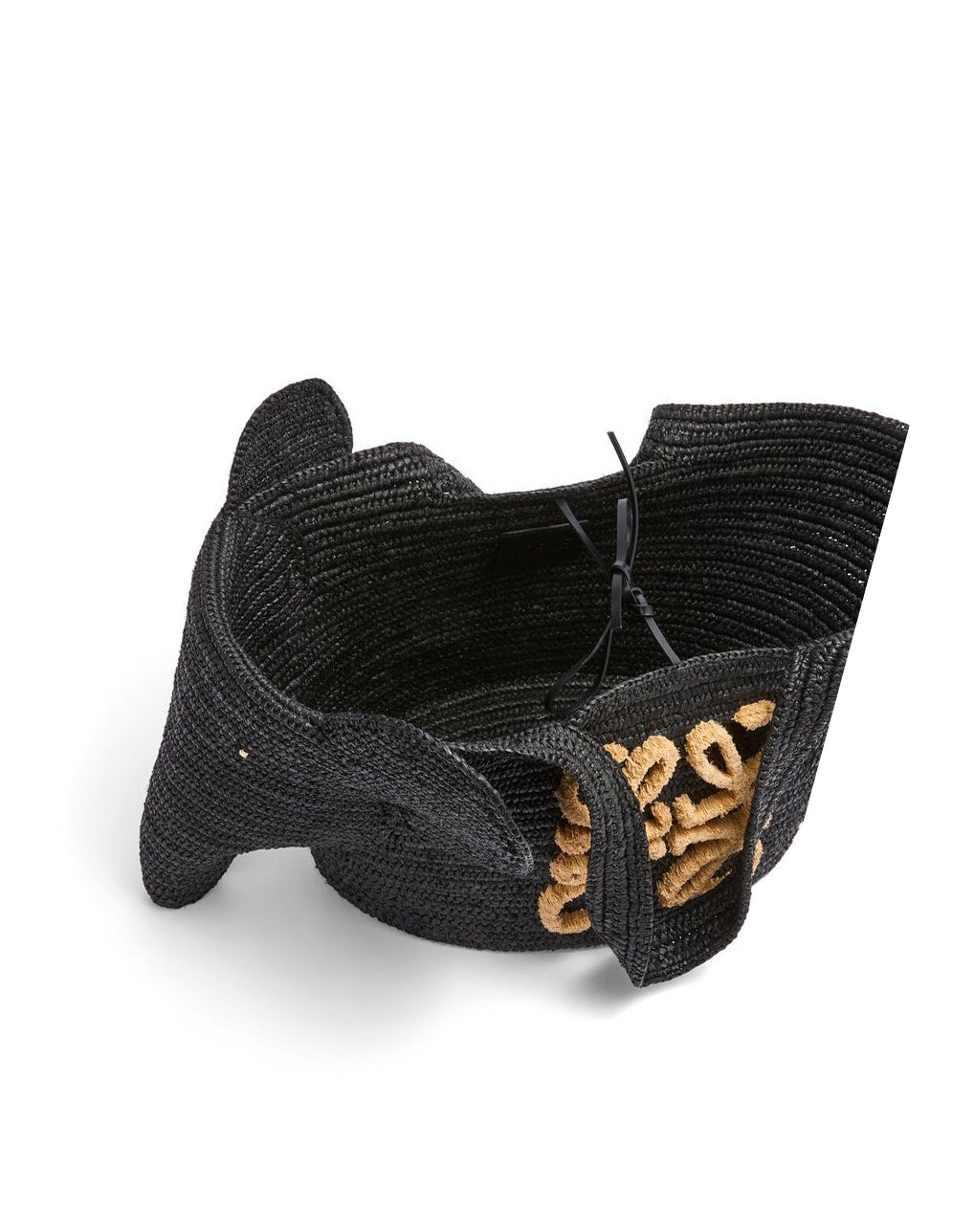 Loewe Elephant Basket bag in raffia Negros | HMIPZ-7294