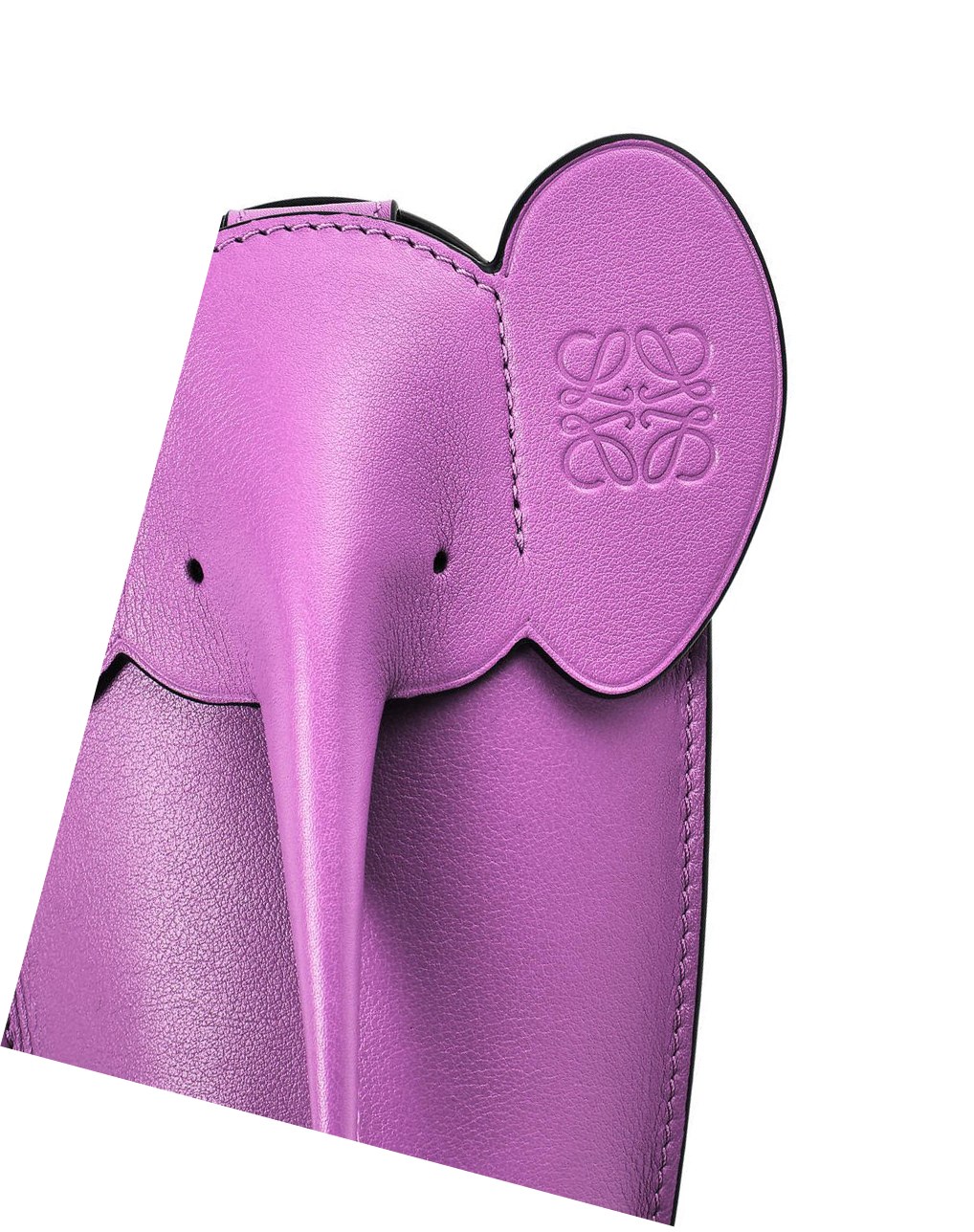 Loewe Elephant Pocket in classic calfskin Morados | BZNFE-4517