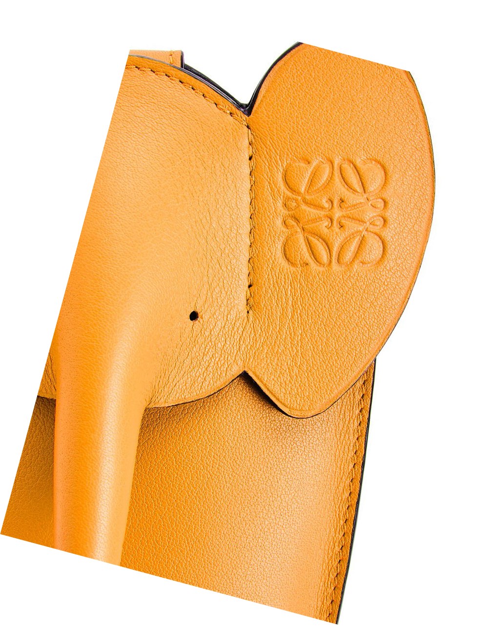 Loewe Elephant Pocket in classic calfskin Mandarin | GNQIR-5241