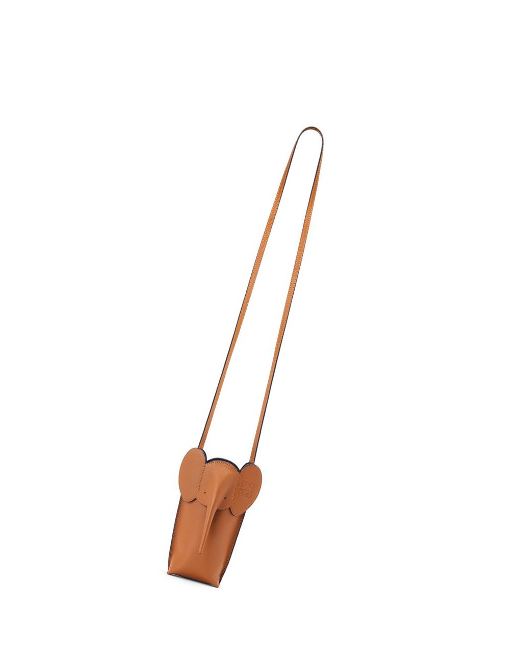 Loewe Elephant Pocket in classic calfskin Tan | HTEPO-5312
