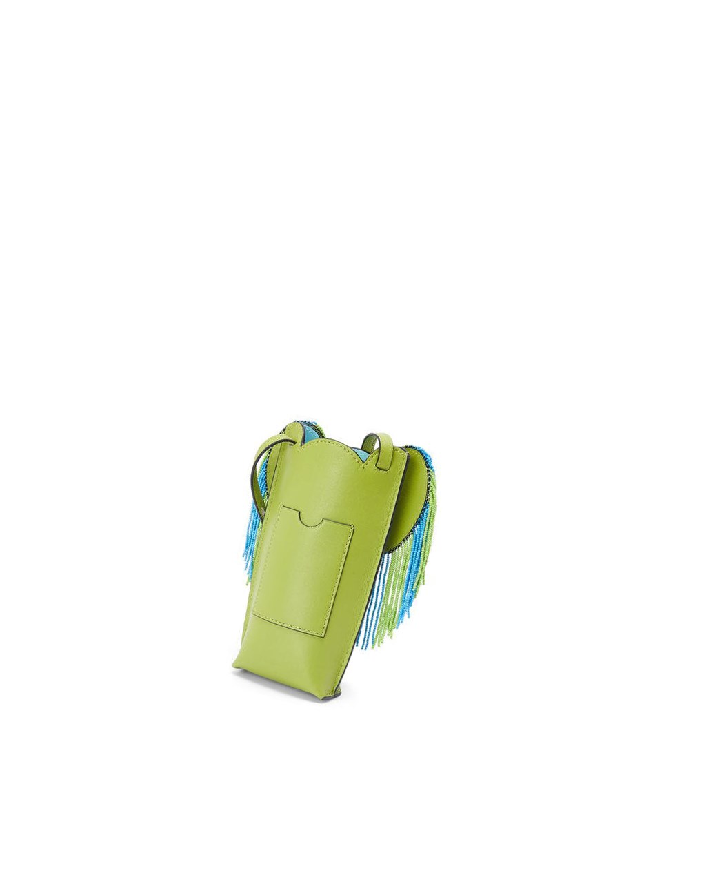 Loewe Elephant Pocket in classic calfskin Verdes | HXMZY-3071