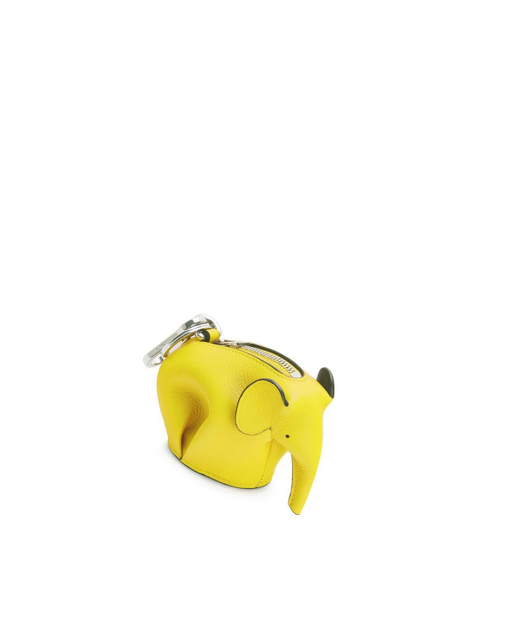 Loewe Elephant charm in classic calfskin Amarillos | HONEV-7025