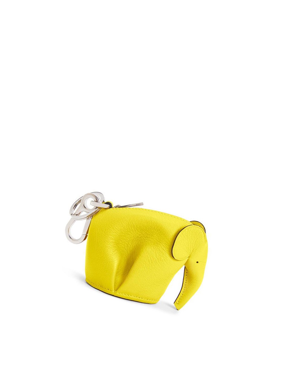 Loewe Elephant charm in classic calfskin Amarillos | HONEV-7025