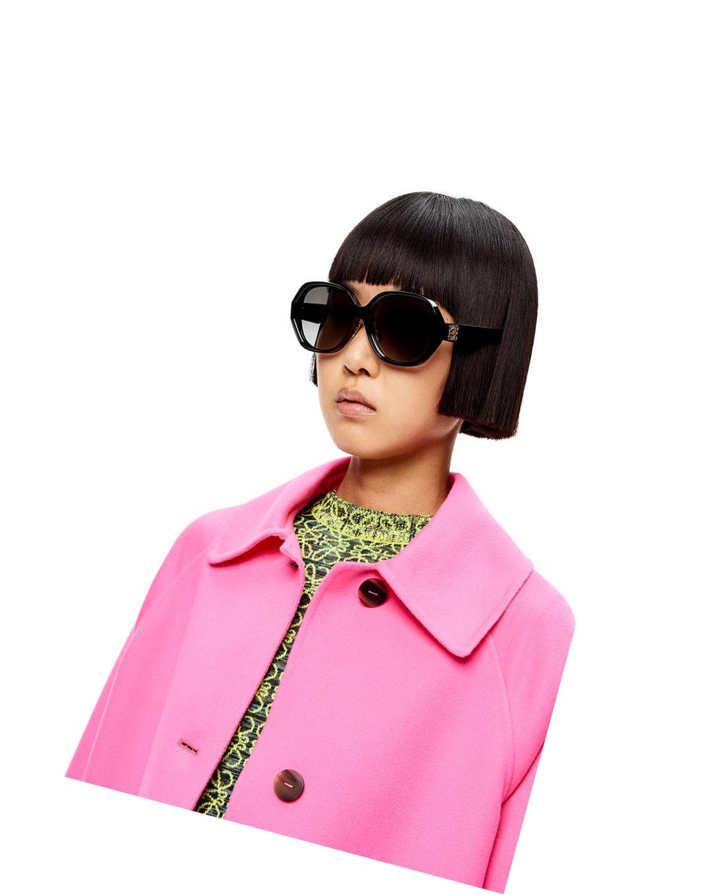 Loewe Elipse sunglasses in acetate Negros | KDXSI-5983