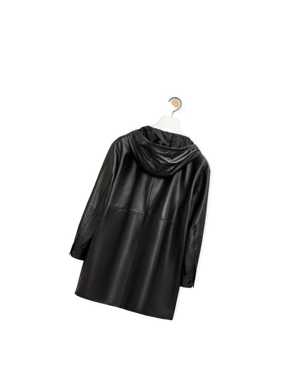 Loewe Encapuchado coat in nappa Negros | NIPHK-5201