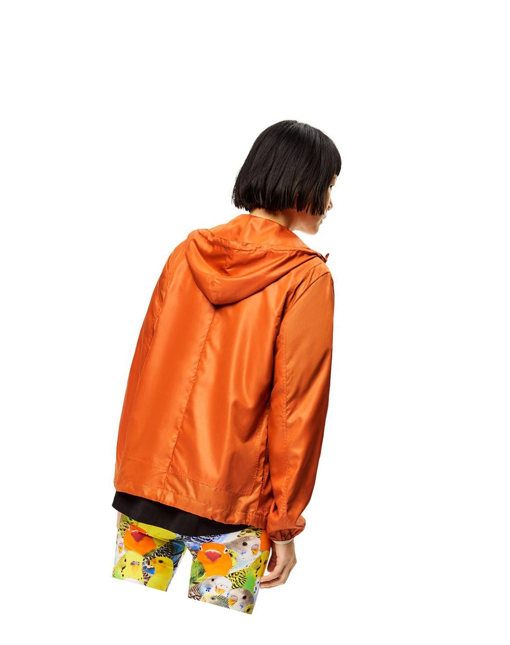 Loewe Encapuchado jacket in ripstop shell Naranjas | UVSRO-9381