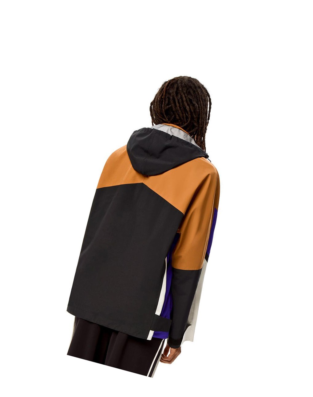 Loewe Encapuchado parka in Gore-Tex Rojos Negros Blancos | AQRCE-1230