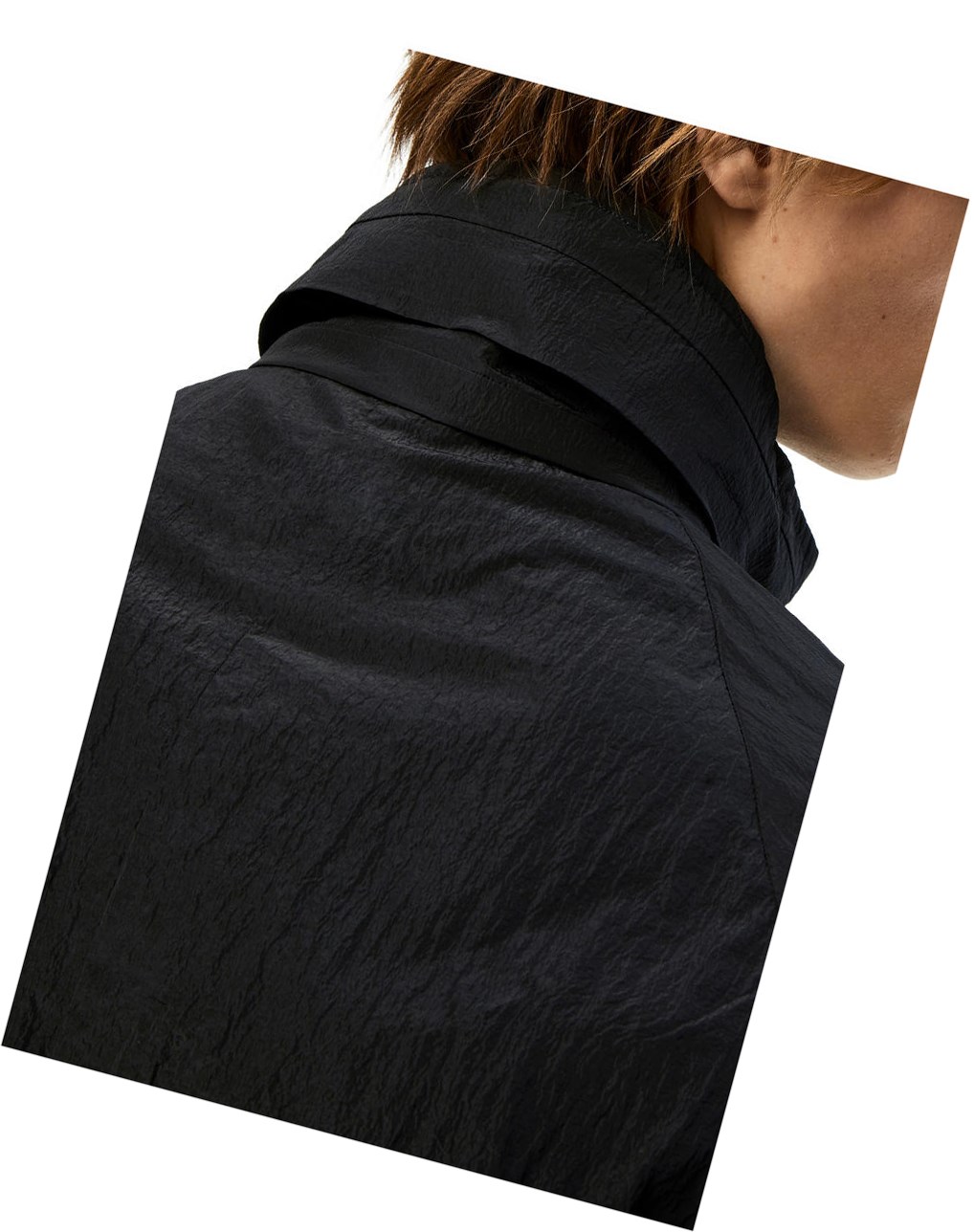 Loewe Encapuchado parka in textured nylon Negros | MTCAI-2945