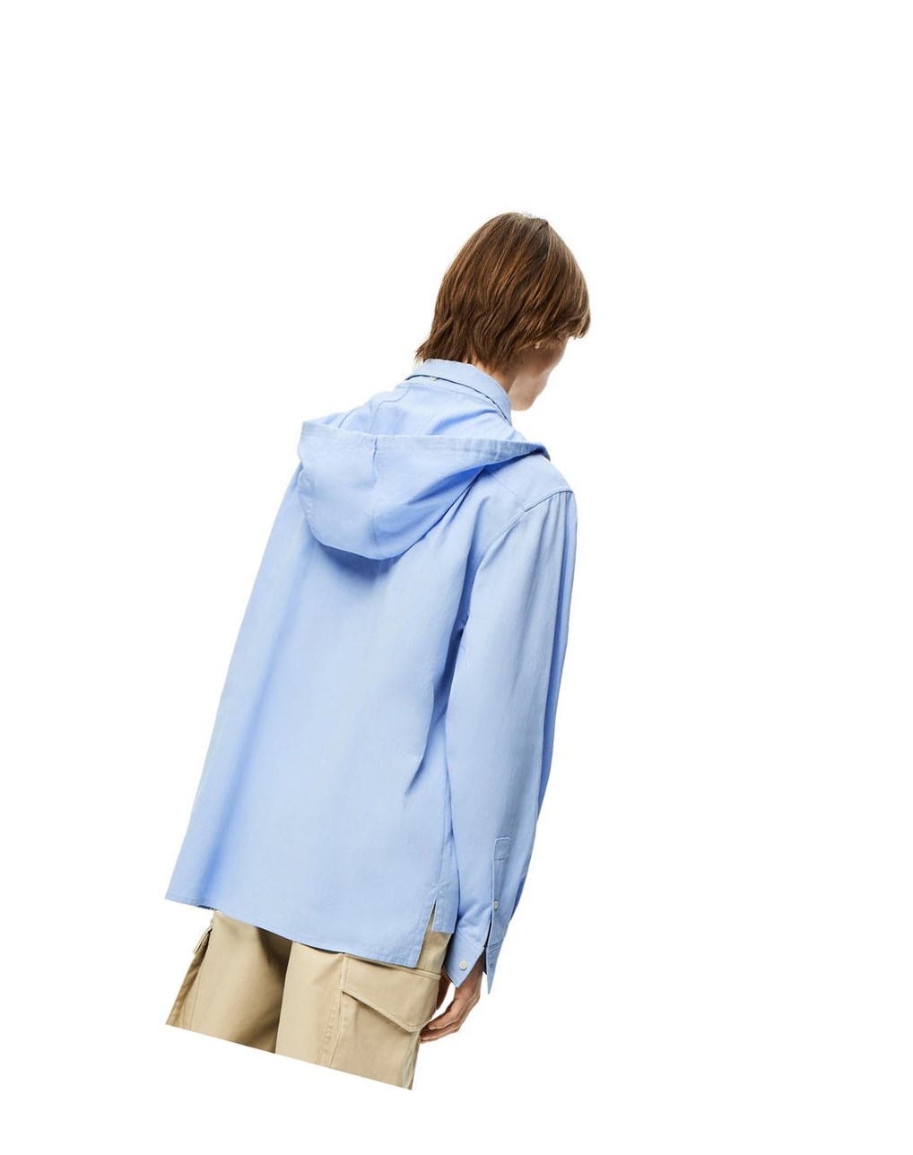 Loewe Encapuchado shirt in cotton Azules | ZAIJL-6125