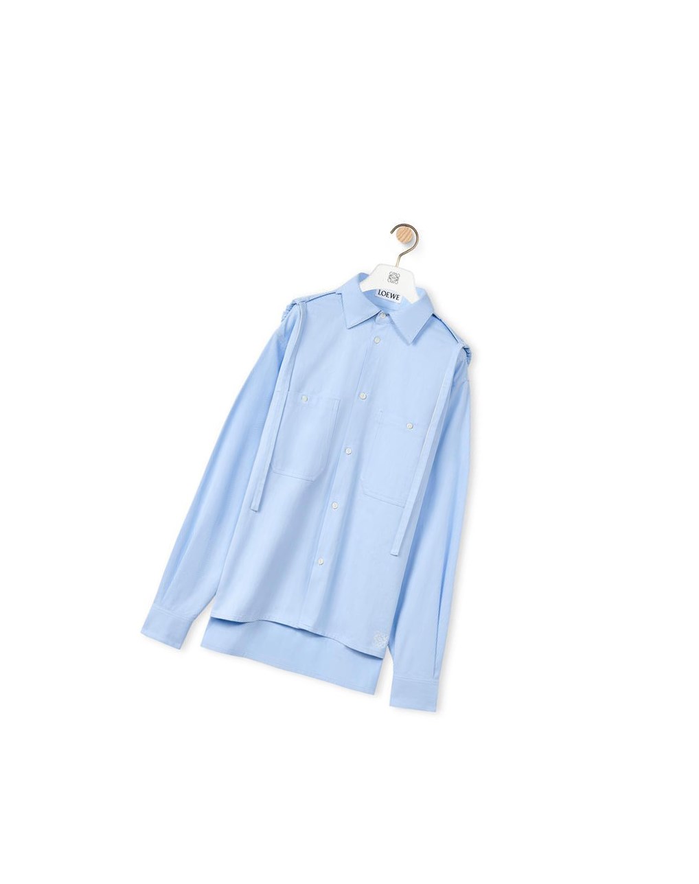 Loewe Encapuchado shirt in cotton Azules | ZAIJL-6125