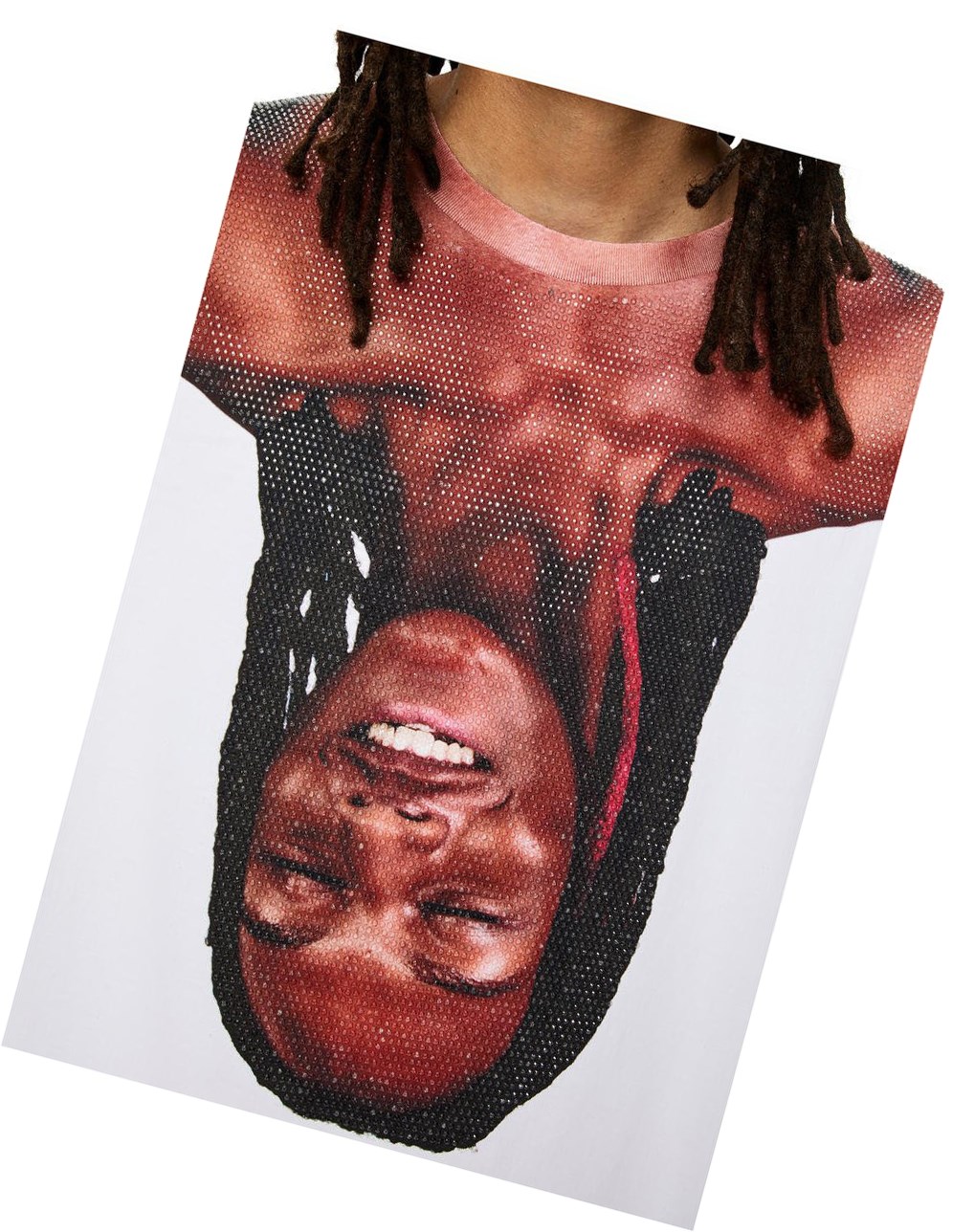 Loewe Face print crystal T-shirt in cotton Blancos | WISFK-0152