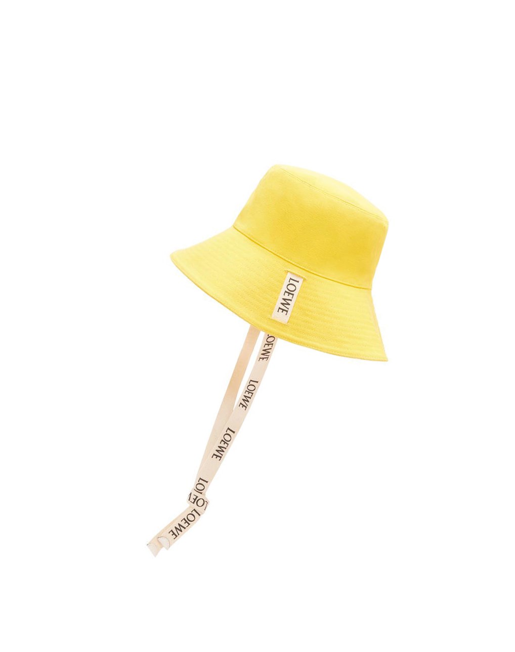 Loewe Fisherman hat in canvas and calfskin Amarillos | NSVLU-3458