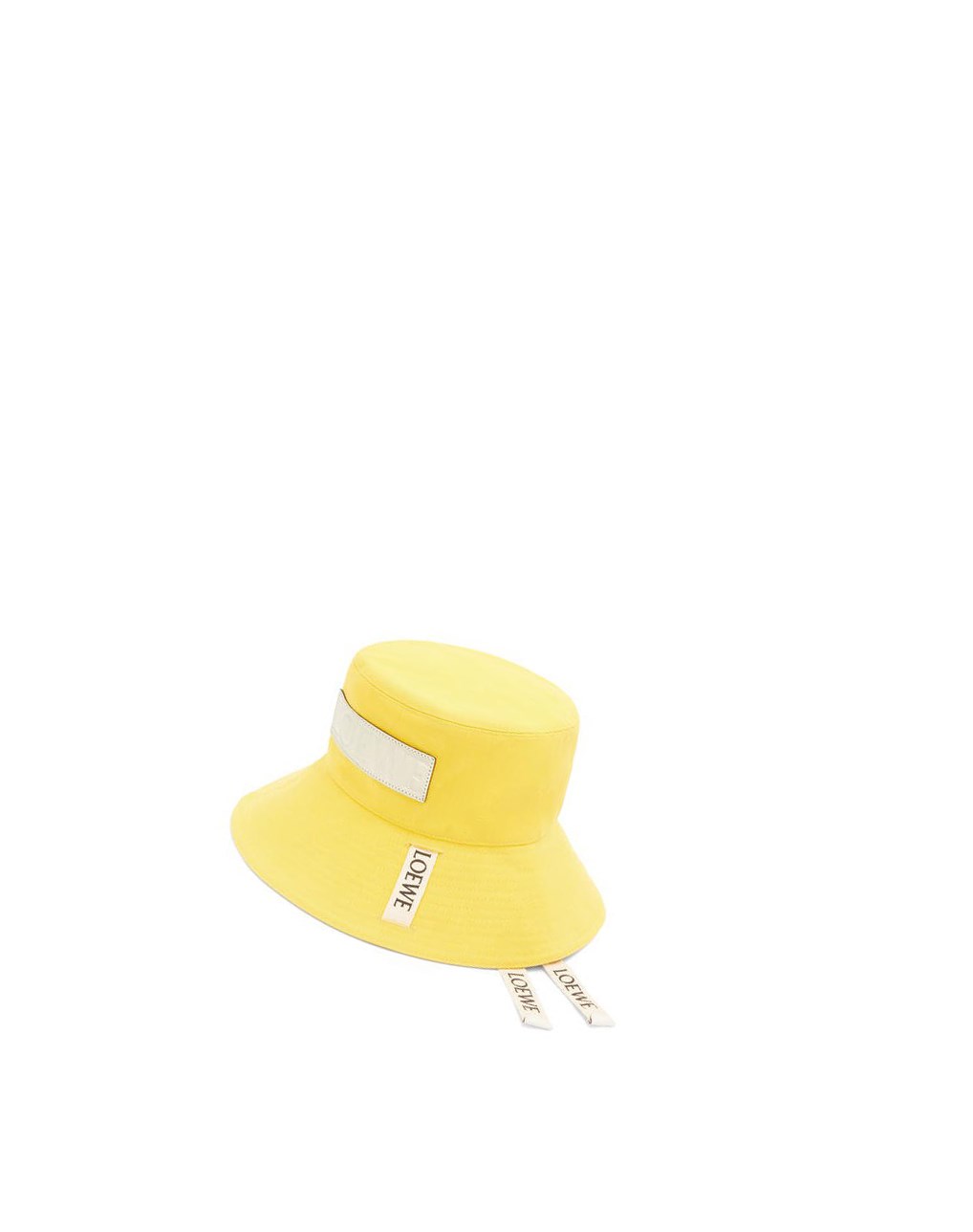Loewe Fisherman hat in canvas and calfskin Amarillos | NSVLU-3458