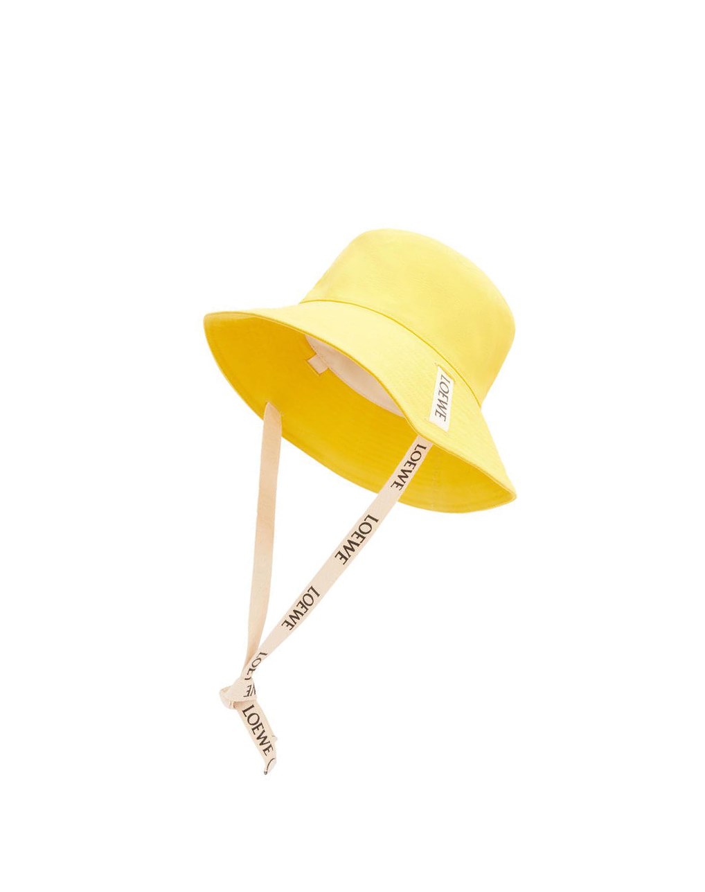Loewe Fisherman hat in canvas and calfskin Amarillos | NSVLU-3458