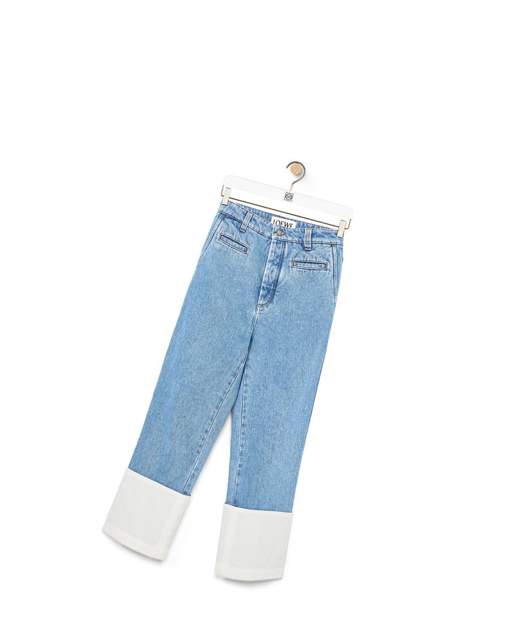 Loewe Fisherman stonewash jeans in cotton Azules | CVSMY-4186