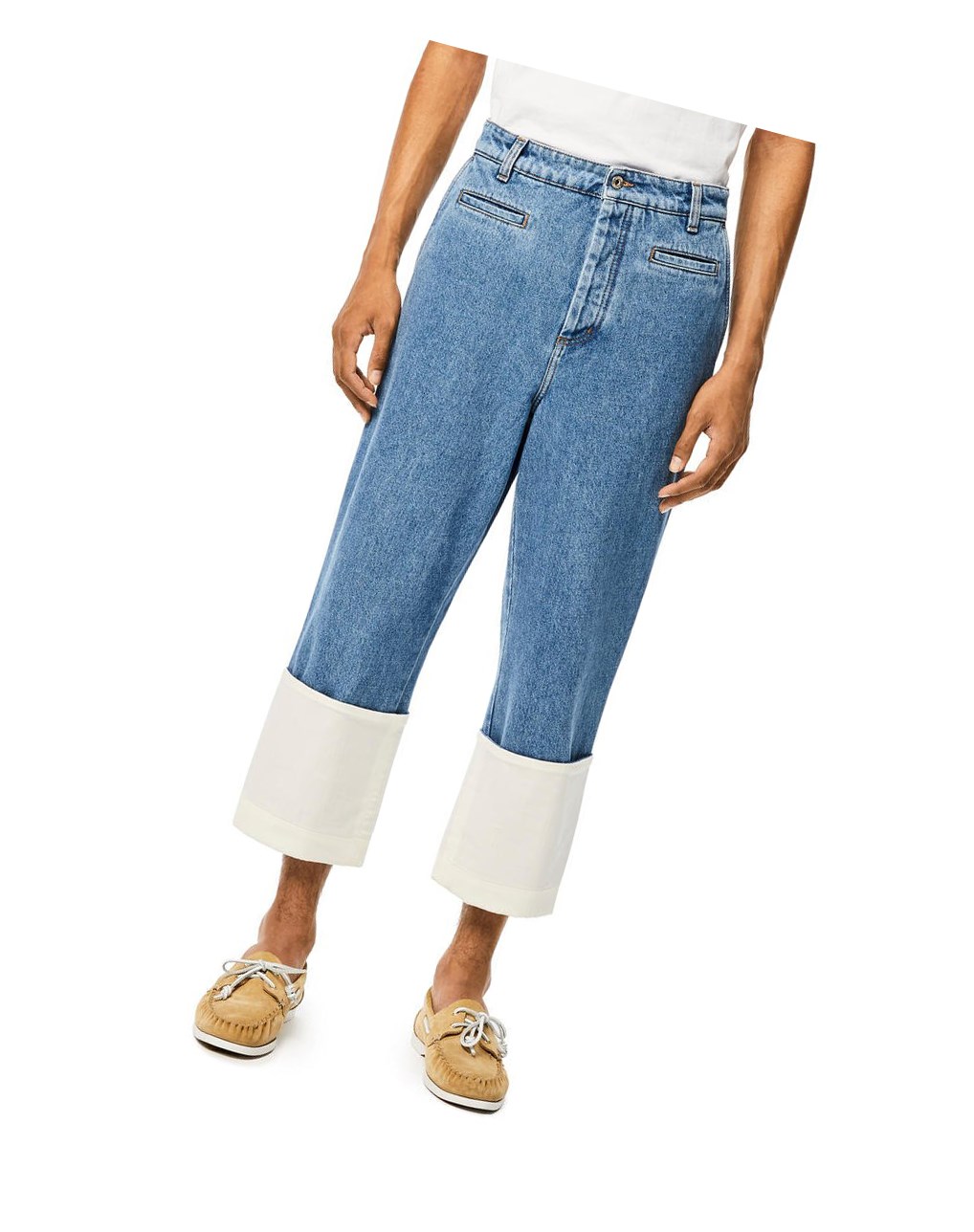 Loewe Fisherman stonewash jeans in cotton Azules | XFRBI-8240