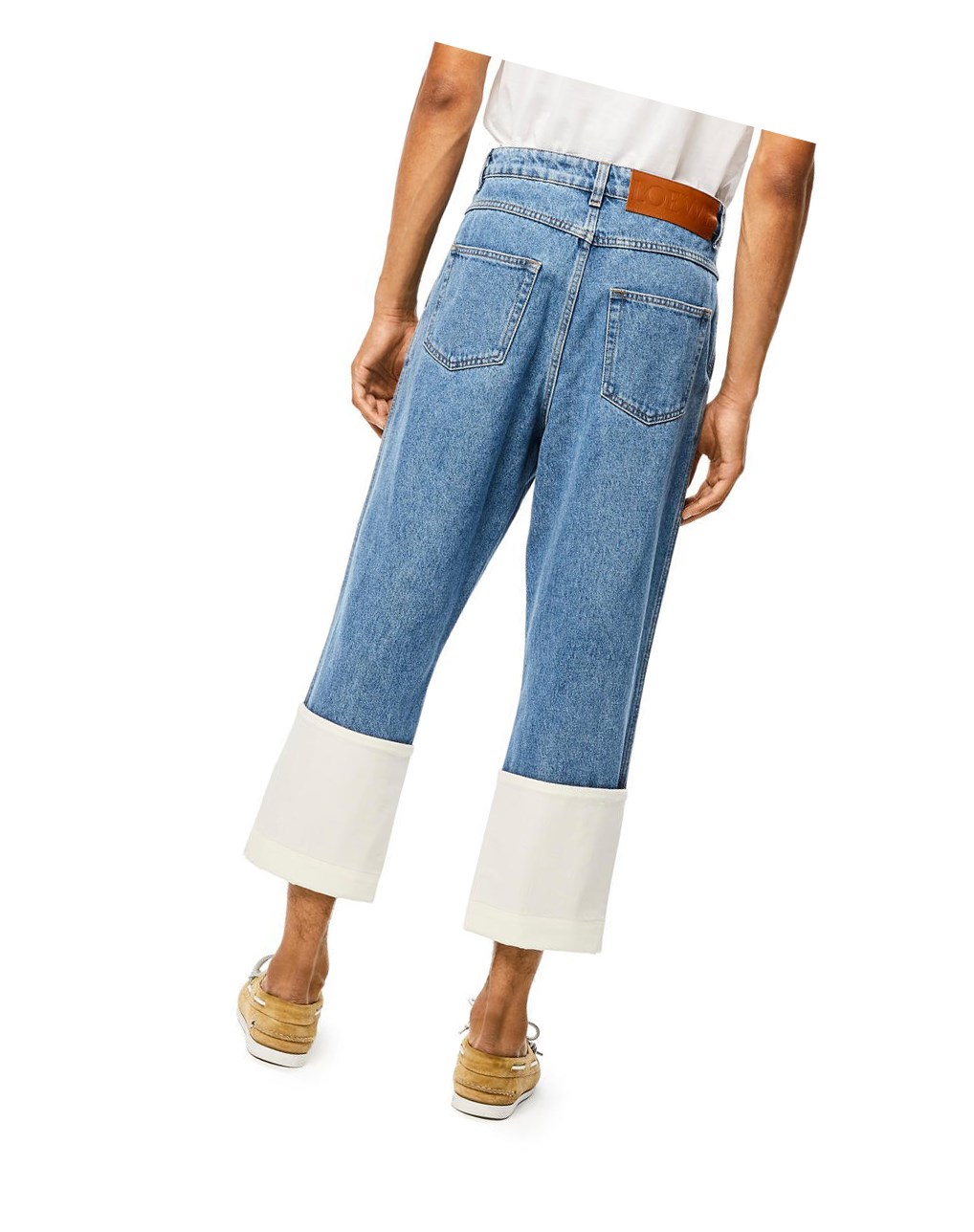 Loewe Fisherman stonewash jeans in cotton Azules | XFRBI-8240