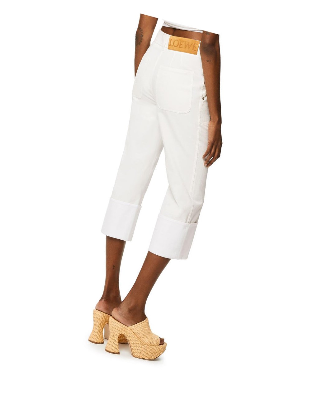 Loewe Fisherman trousers in cotton Blancos | CMSYH-1482