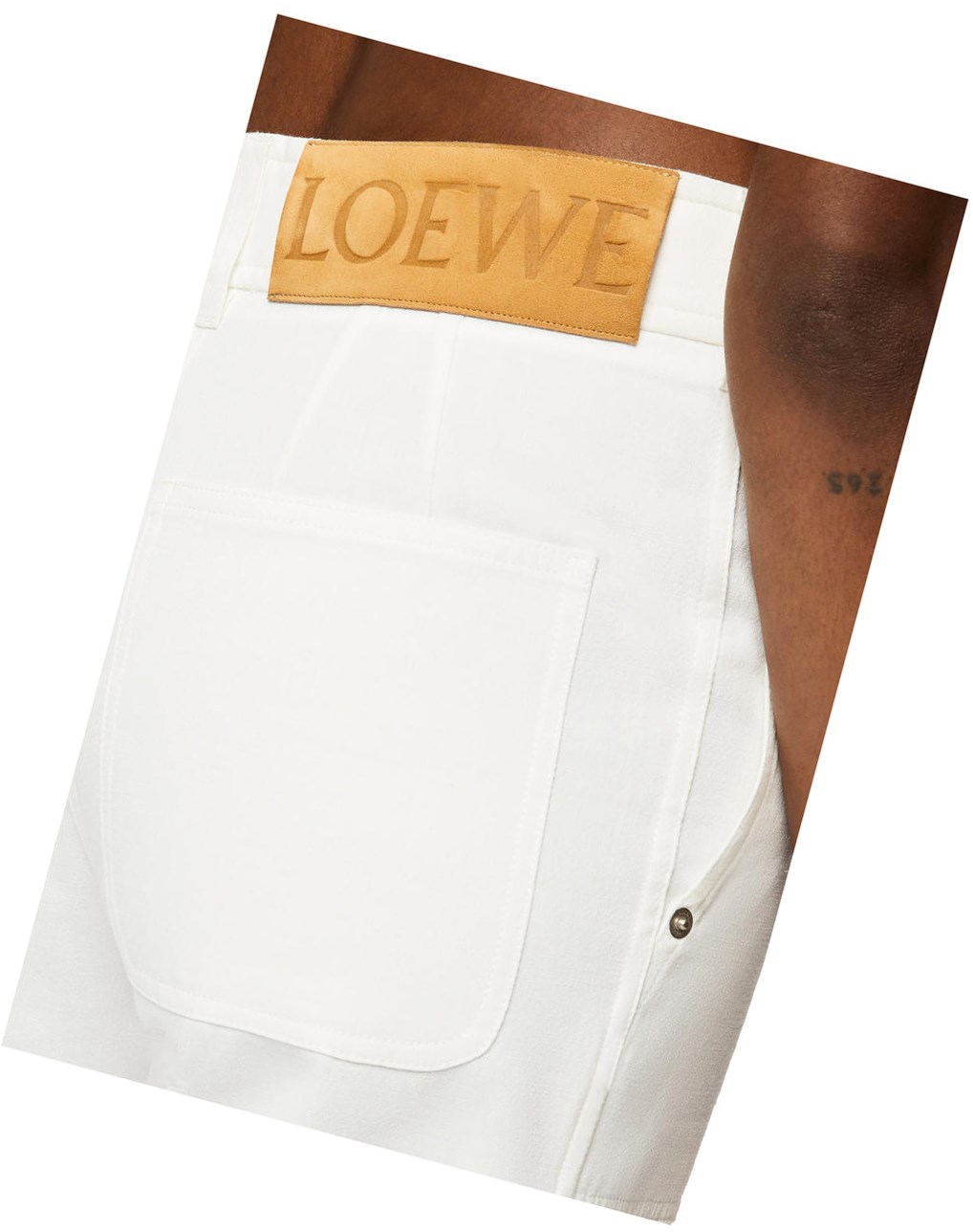 Loewe Fisherman trousers in cotton Blancos | CMSYH-1482