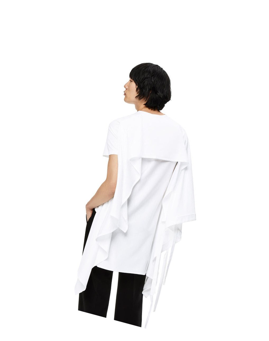 Loewe Flag T-shirt in cotton Blancos | AZJPO-5649