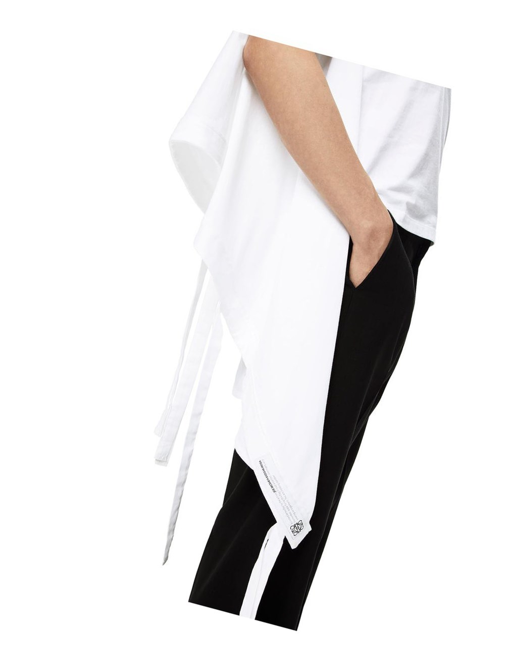 Loewe Flag T-shirt in cotton Blancos | AZJPO-5649