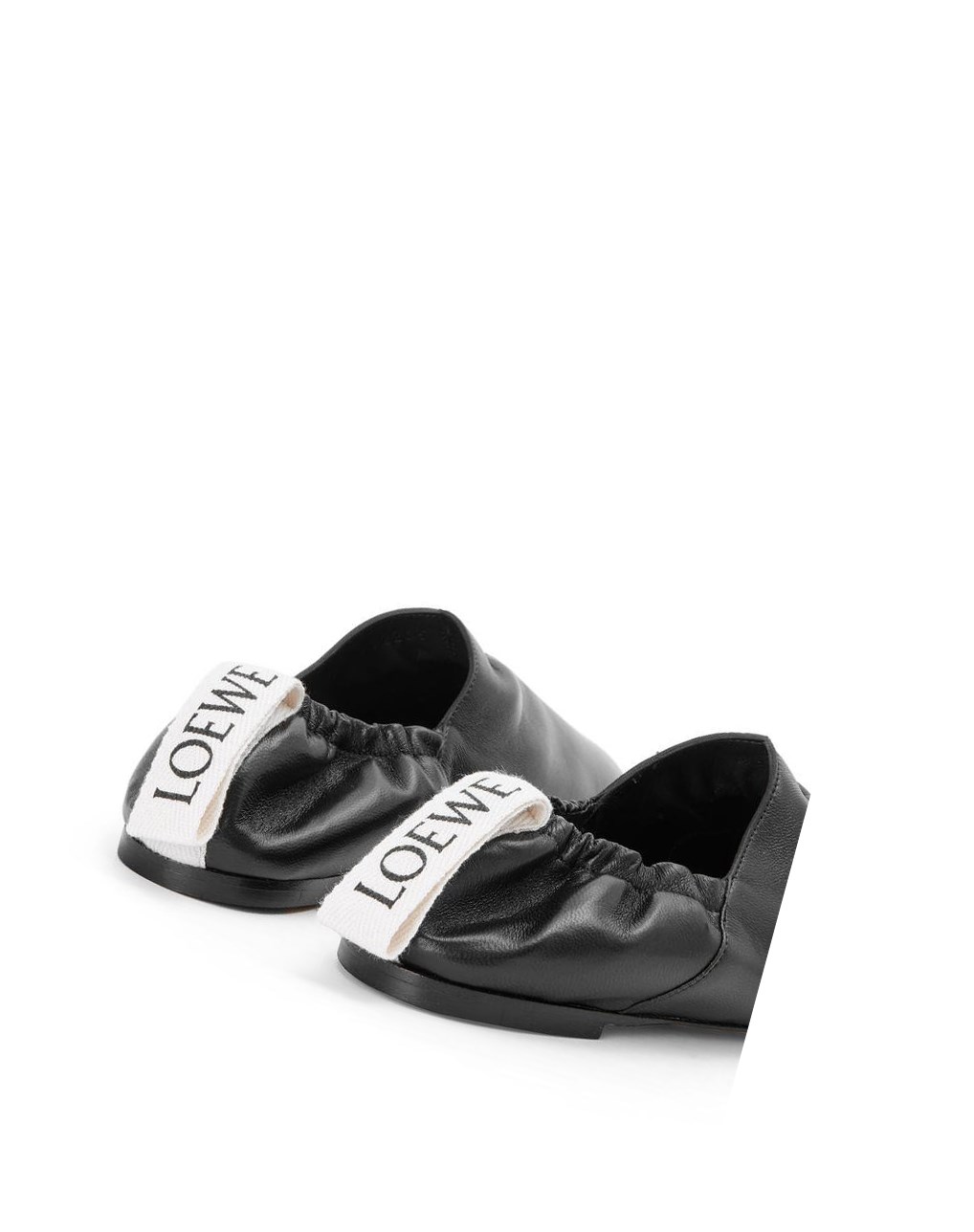 Loewe Flamenco ballerina in calfskin Negros | RJDZN-9874