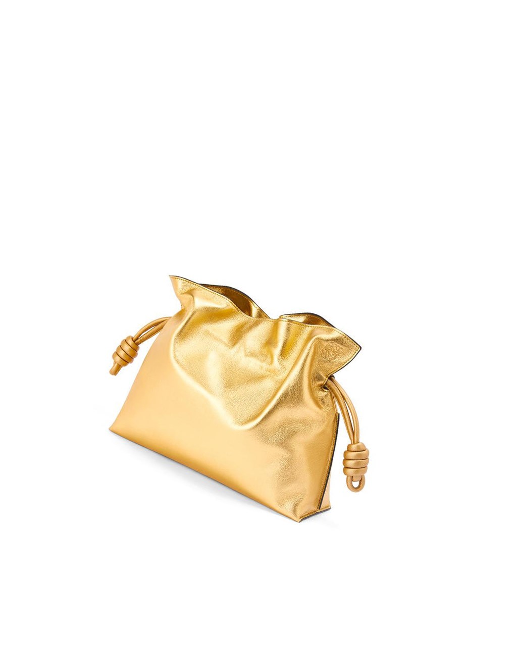 Loewe Flamenco clutch in laminated nappa calfskin Dorados | RXYSZ-9048