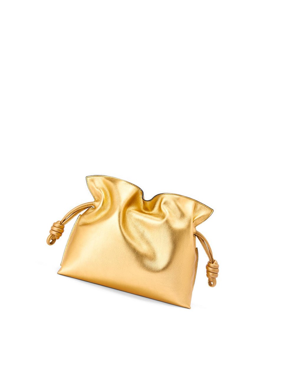 Loewe Flamenco clutch in laminated nappa calfskin Dorados | RXYSZ-9048
