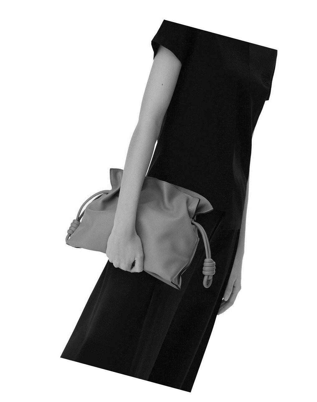 Loewe Flamenco clutch in nappa calfskin Blancos | AYTPX-6092