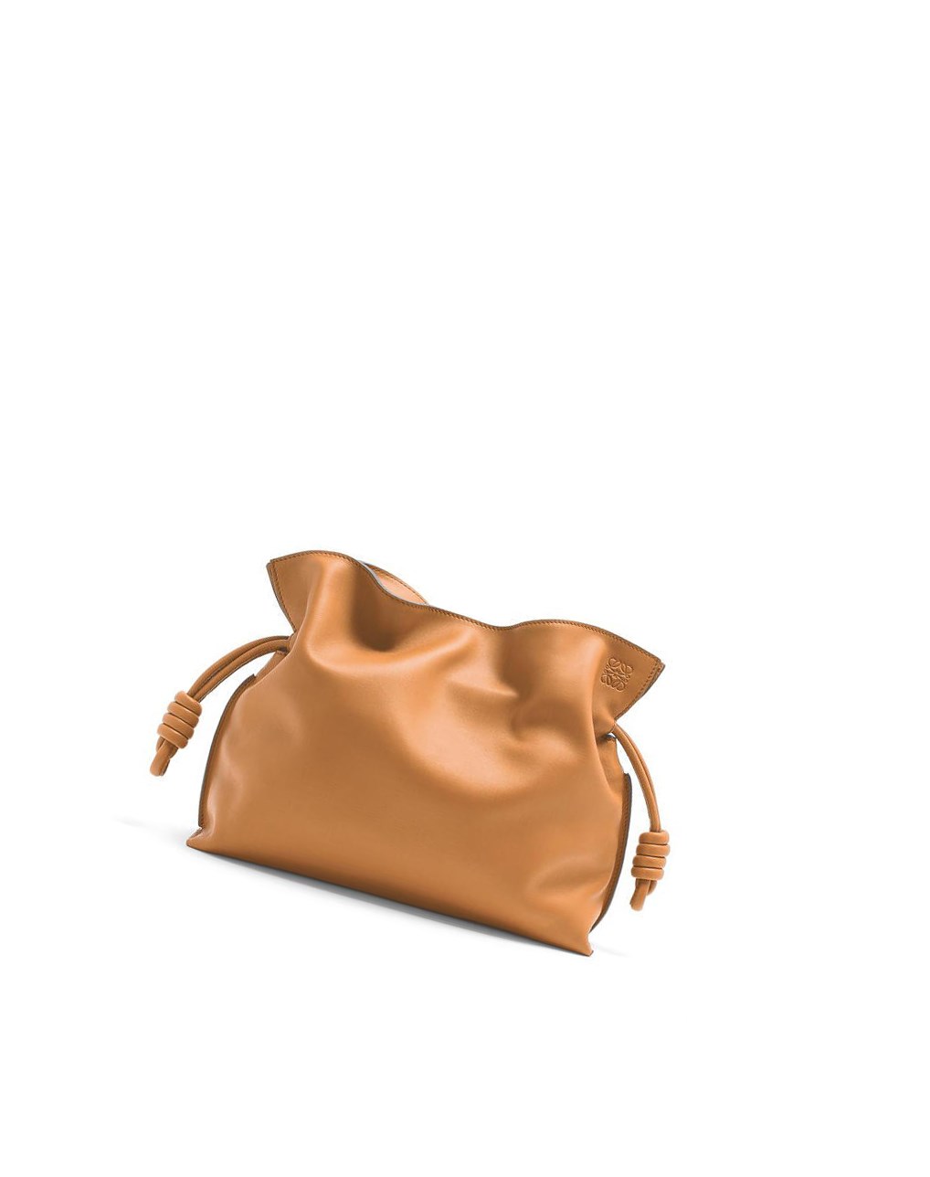 Loewe Flamenco clutch in nappa calfskin Warm Desert | CHGER-7420