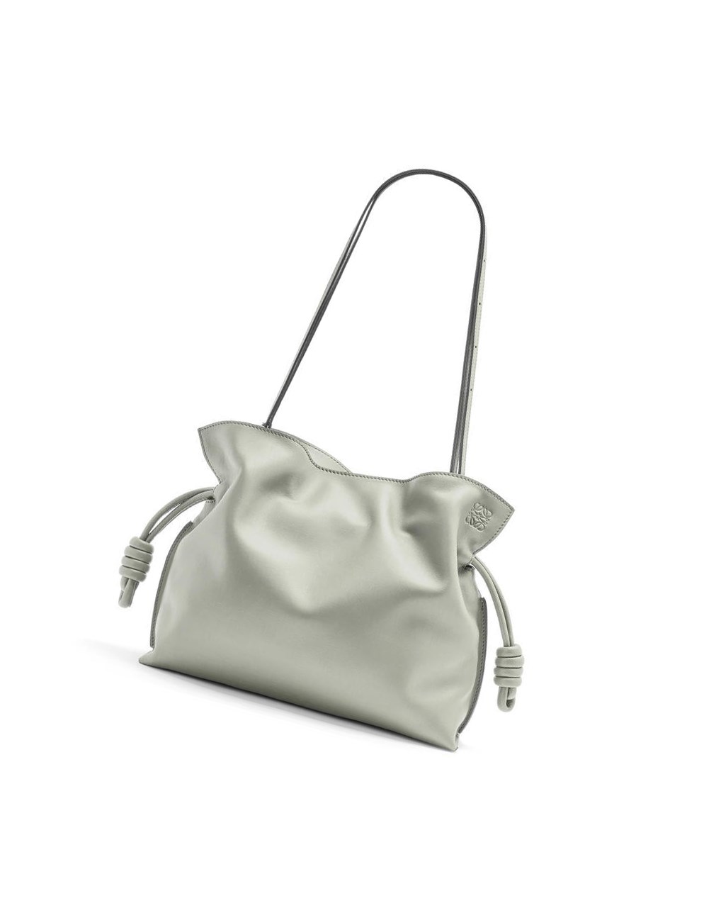 Loewe Flamenco clutch in nappa calfskin Grises | PESCN-8425