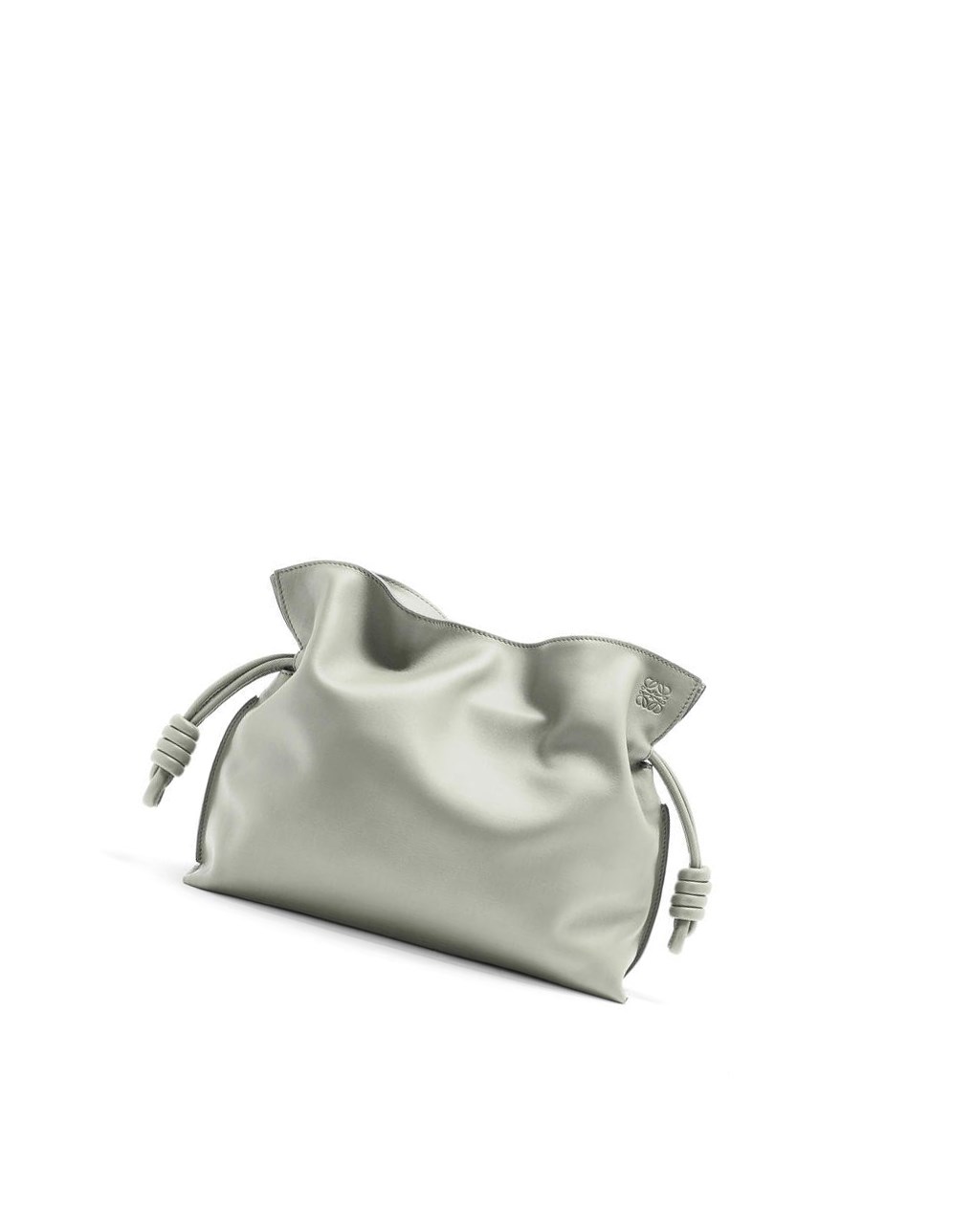 Loewe Flamenco clutch in nappa calfskin Grises | PESCN-8425