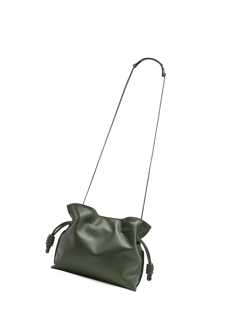 Loewe Flamenco clutch in nappa calfskin Kaki | TMFQU-1283