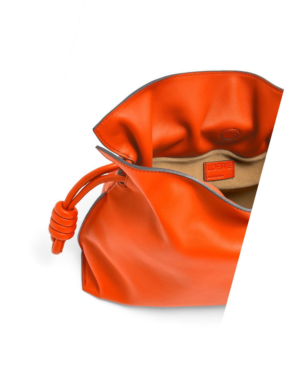 Loewe Flamenco clutch in nappa calfskin Naranjas | XYUPG-1326