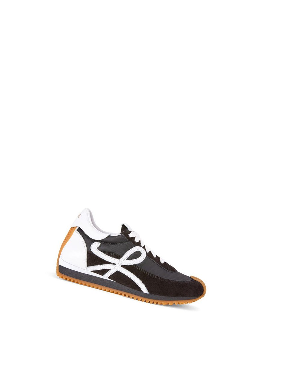 Loewe Flow runner in nylon and suede Negros Blancos | MQGPU-3185