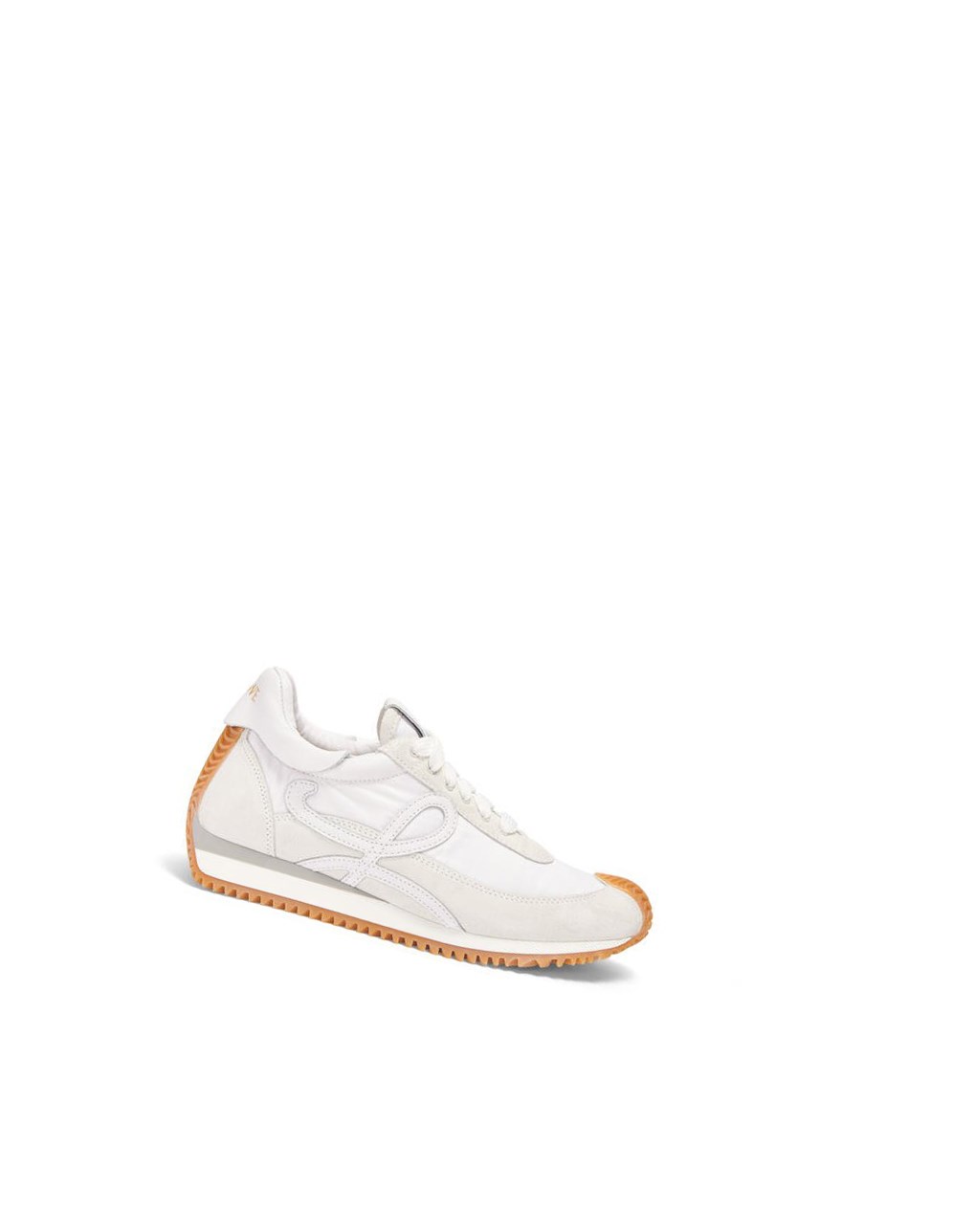 Loewe Flow runner in suede and nylon Blancos | BGSFE-4967