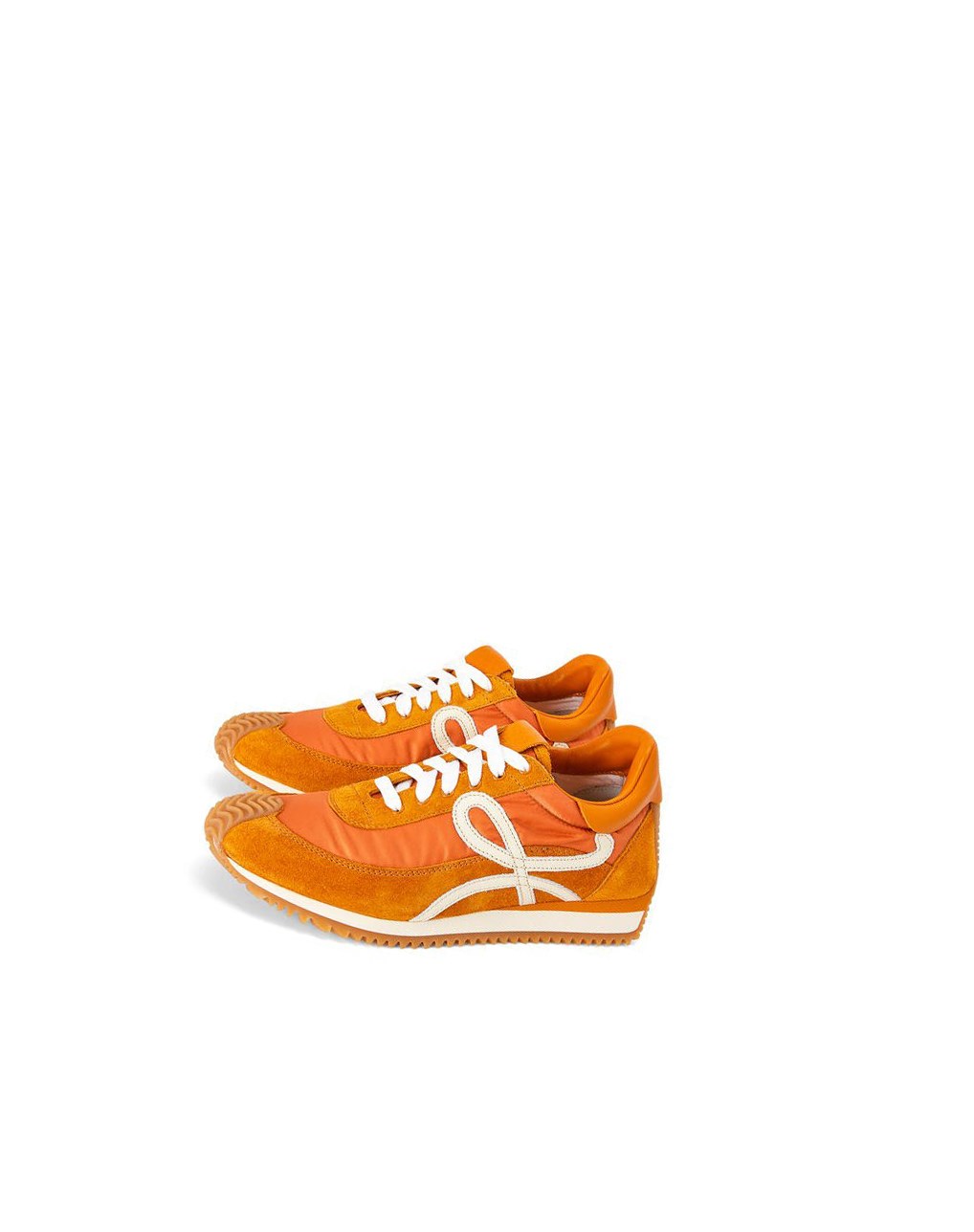 Loewe Flow runner in suede and nylon Cobra Naranjas | NFGCI-8715