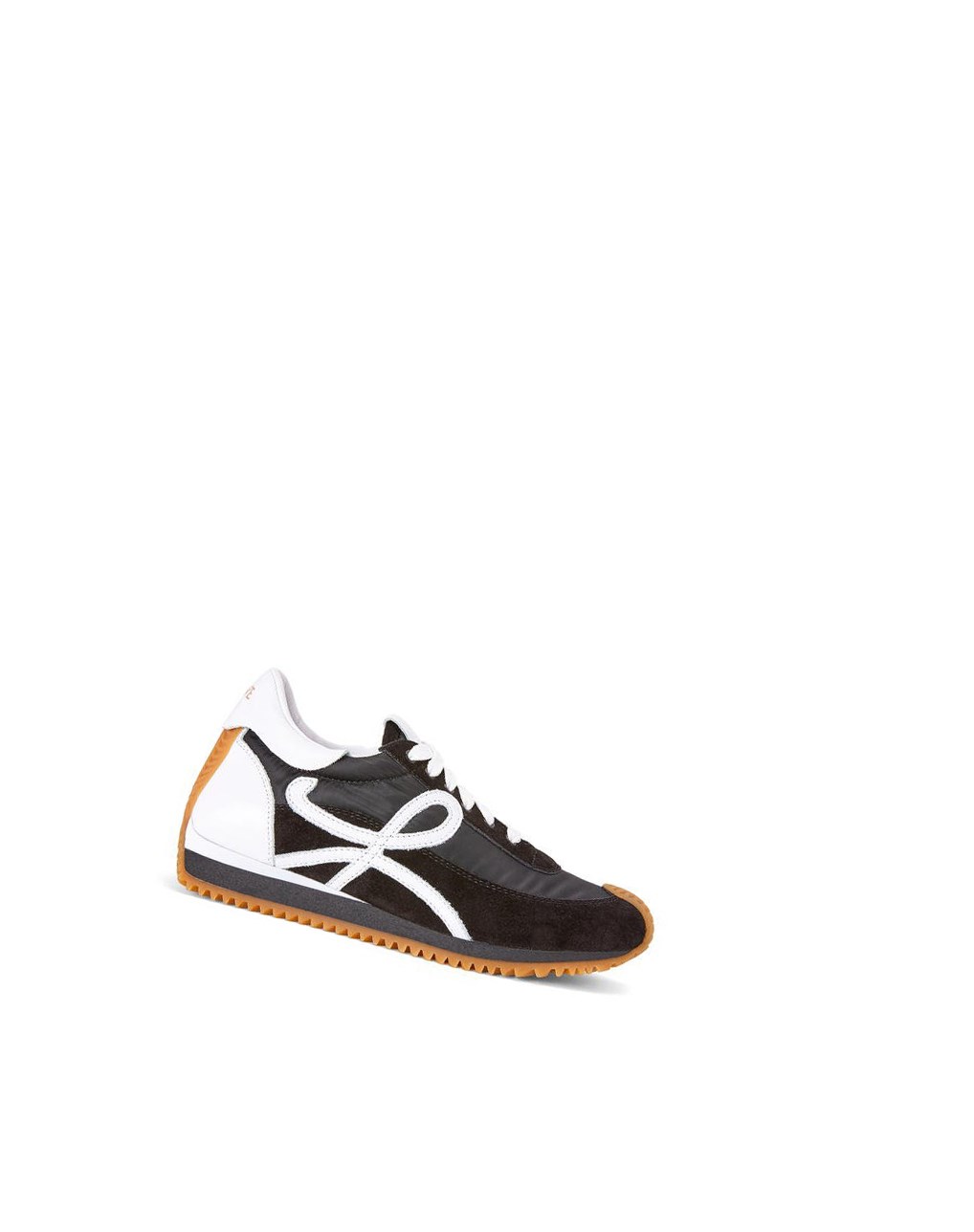 Loewe Flow runner in suede, calfskin and nylon Negros Blancos | UDBEL-2475