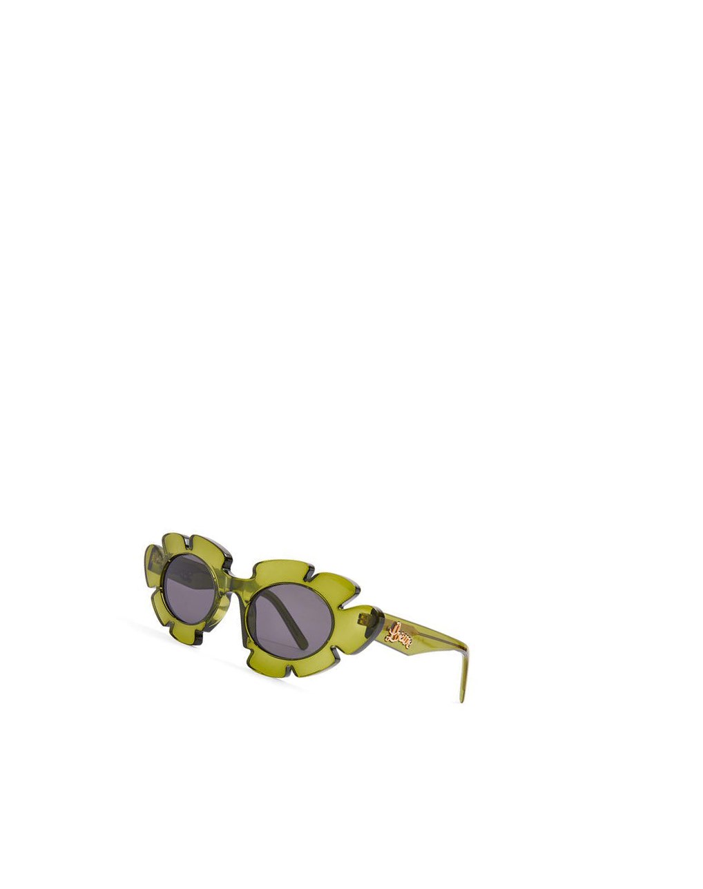 Loewe Flower sunglasses in injected nylon Verdes | RNKGM-9406