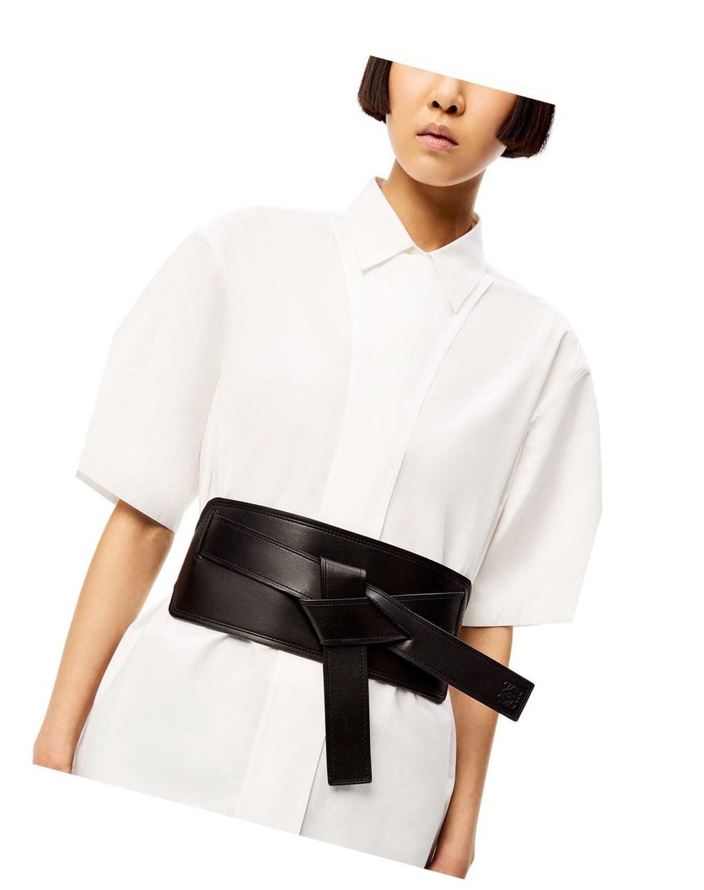 Loewe Gate belt in calfskin Negros | RBIOY-4830