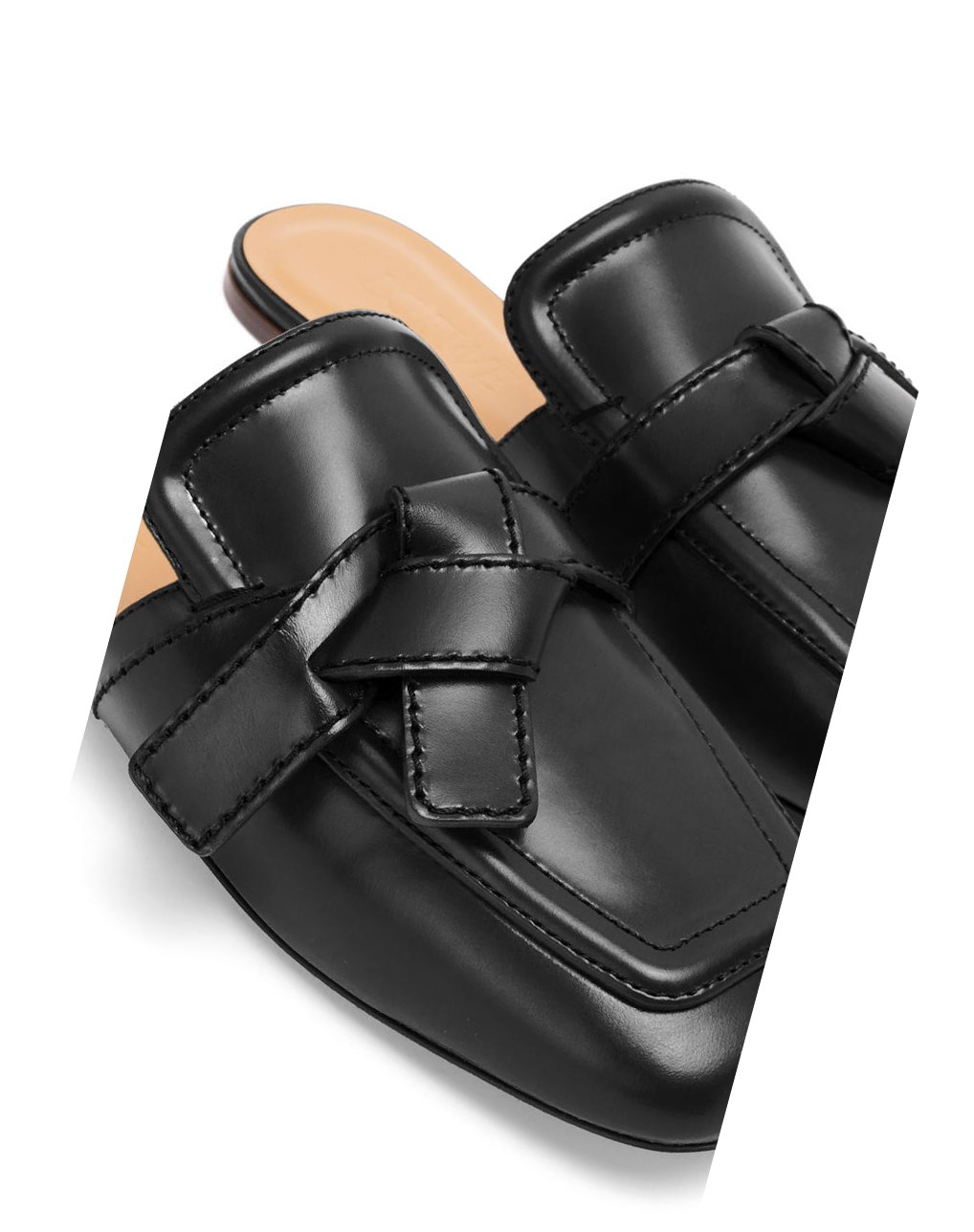 Loewe Gate flat mule in calfskin Negros | FPYKH-6824