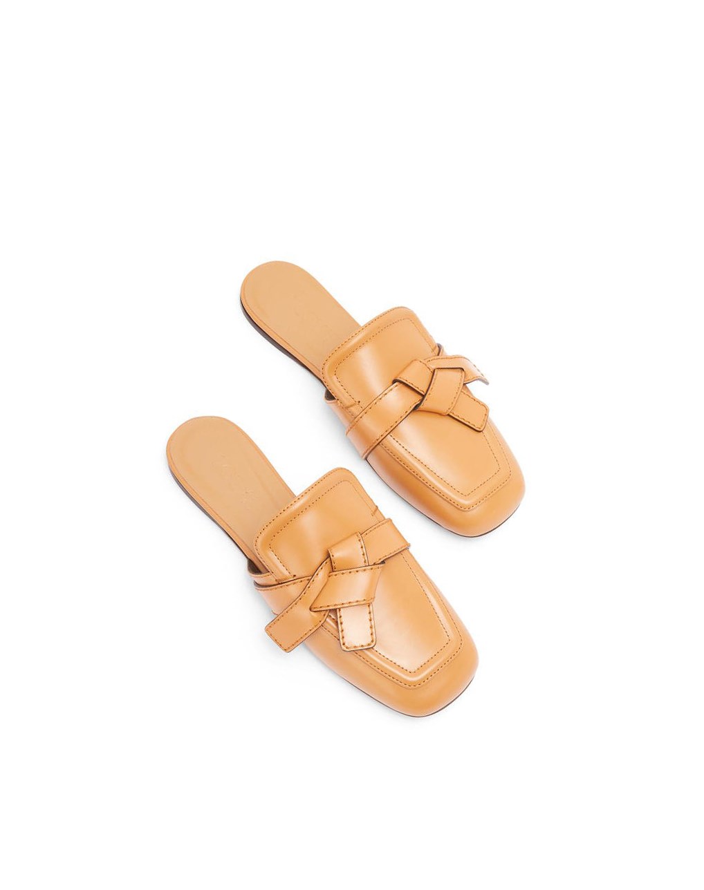 Loewe Gate flat mule in calfskin Warm Desert | OCUWM-0723