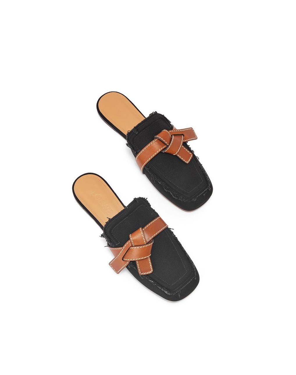 Loewe Gate mule in denim Negros | XLSQK-5876