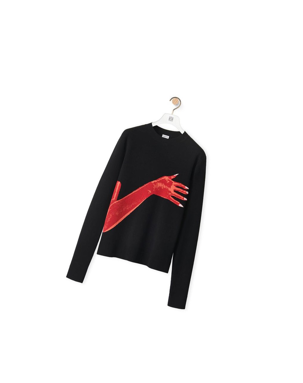 Loewe Glove intarsia sweater in wool Negros | GIKJP-4209
