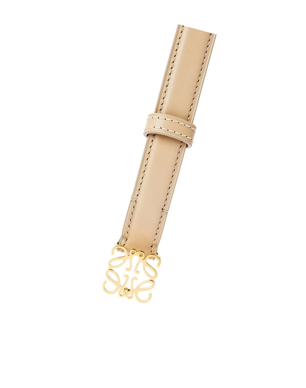 Loewe Goya Anagram belt in smooth calfskin Azules Dorados | EHDVK-3015