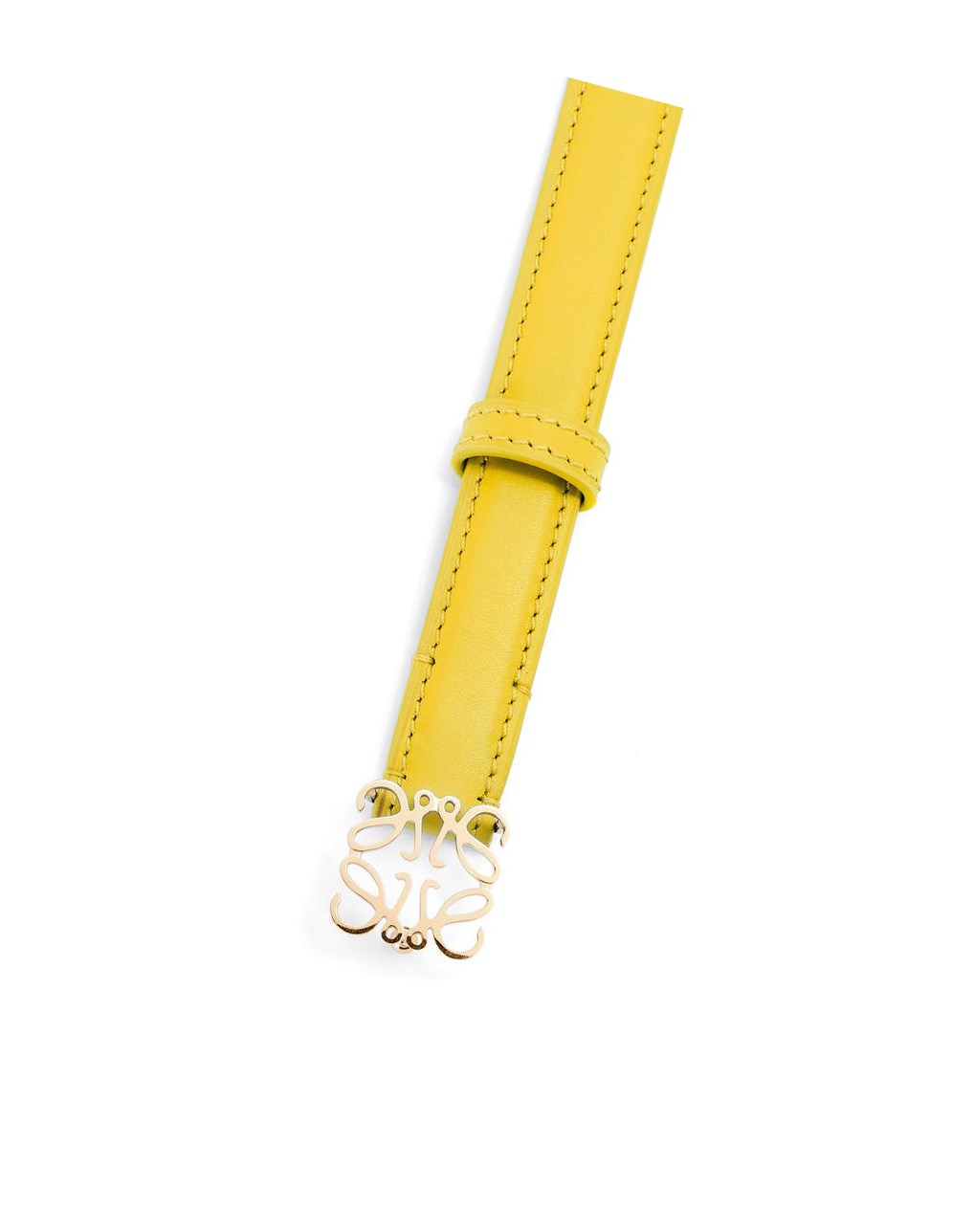Loewe Goya Anagram belt in smooth calfskin Amarillos Dorados | OLECV-3279
