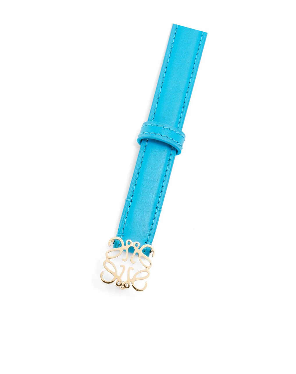 Loewe Goya Anagram belt in smooth calfskin Dorados | UBZST-2087