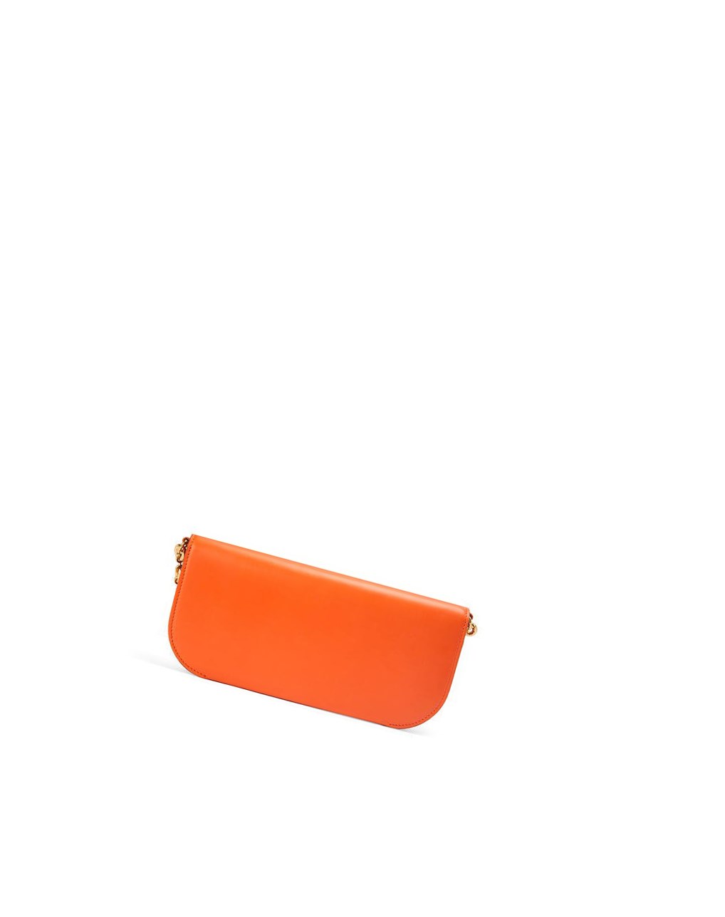 Loewe Goya Long Chain Clutch in silk calfskin Naranjas | OBTFV-6081